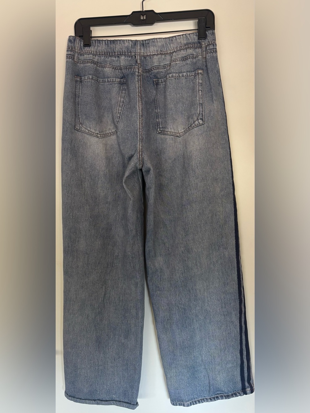rag & bone rb Miramar Wide Leg Track Jeans in Coney size Medium - Picture 5 of 9
